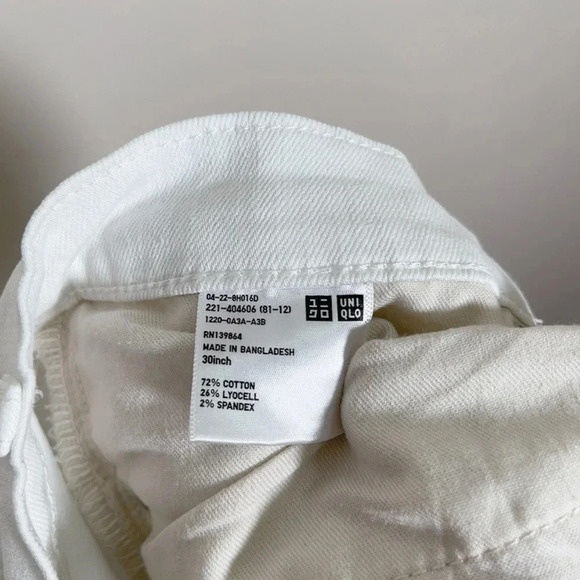 UNIQLO |  HIGH RISE STRAIGT LEG BOYFRIEND JEANS - Picture 7 of 13